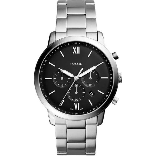 Uhren - Neutra Chronograph Stainless Steel Watch - Gr. unisize - in Silber - für Damen - Fossil - Modalova