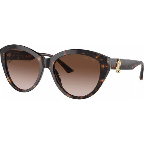 Sonnenbrille - 0JC5007 55 500213 - Gr. unisize - in Braun - für Damen - Jimmy Choo - Modalova