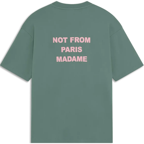 T-Shirt mit Slogan-Print - Größe L - Drôle De Monsieur - Modalova