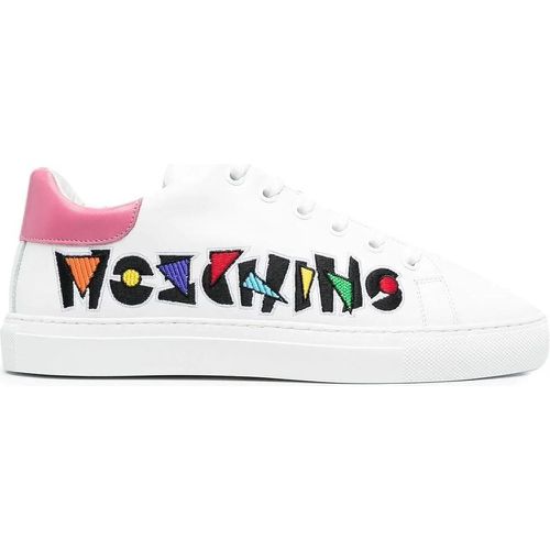 Sneaker - Embroidered Logo Sneakers - Gr. 41 (EU) - in - für Damen - Moschino - Modalova