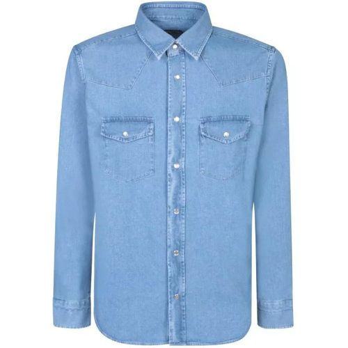 Cotton Denim Shirt - Größe 39 - blue - Tom Ford - Modalova