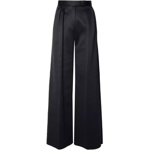 Zinnia' Black Cotton Blend Pants - Größe 38 - black - Max Mara - Modalova