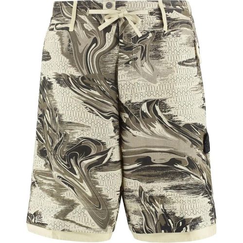 Linen Bermuda Shorts - Größe 50 - Stone Island - Modalova