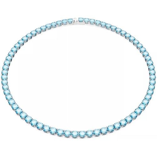 Halskette - Matrix Silberfarbene Kette 5661187 - Gr. unisize - in Silber - für Damen - Swarovski - Modalova