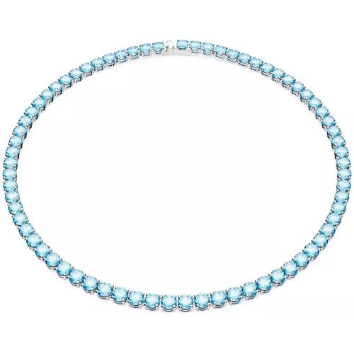 Halskette - Matrix Silberfarbene Kette 5661187 - Gr. unisize - in Silber - für Damen - Swarovski - Modalova
