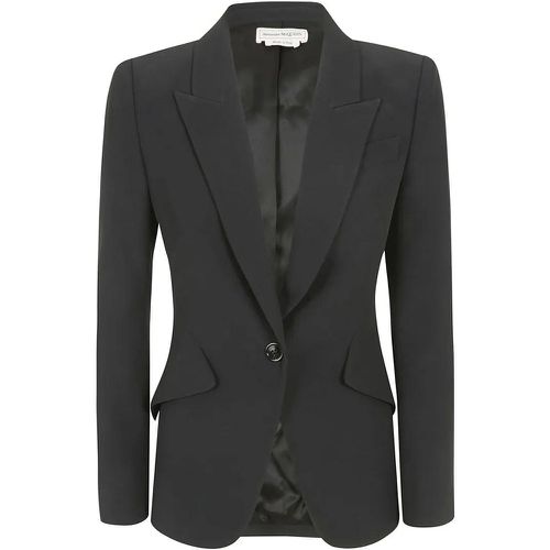 Crepe Jacket - Größe 38 - alexander mcqueen - Modalova