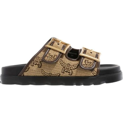 Sandalen - W Col Rff Effct Txtl Flat Sandals In - Gr. 36 (EU) - in - für Damen - MCM - Modalova