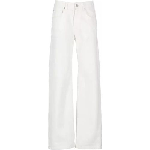 Jeans With Destroyed Details - Größe 40 - white - BRUNELLO CUCINELLI - Modalova