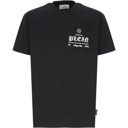 Round Neck Ss T-Shirt - Größe S - black - Philipp Plein - Modalova