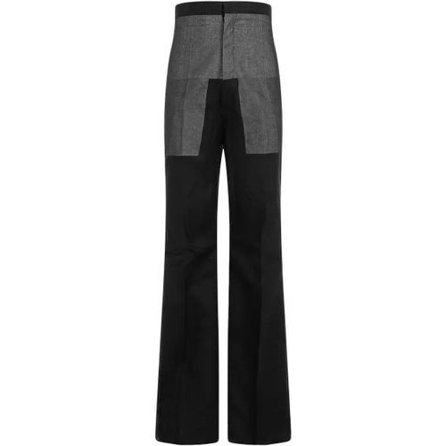 Dirt Bolan Black Cotton Pants - Größe 50 - black - Rick Owens - Modalova