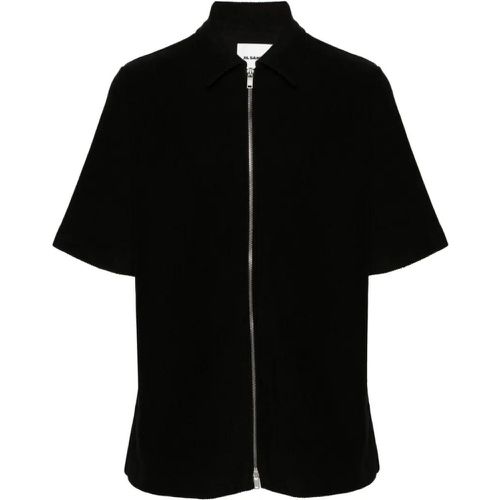 Zip Shirt With Logo - Größe L - Jil Sander - Modalova