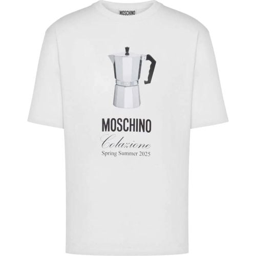 T-shirts and Polos White - Größe L - Moschino - Modalova