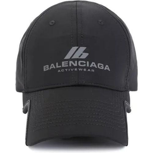 Caps & Mützen - Black Polyester Cap - Gr. L - in - für Damen - Balenciaga - Modalova