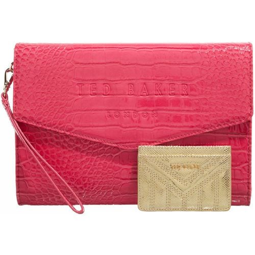 Clutches - Ayasiny and Crocey Bundle - Gr. unisize - in Rosa - für Damen - Ted Baker - Modalova