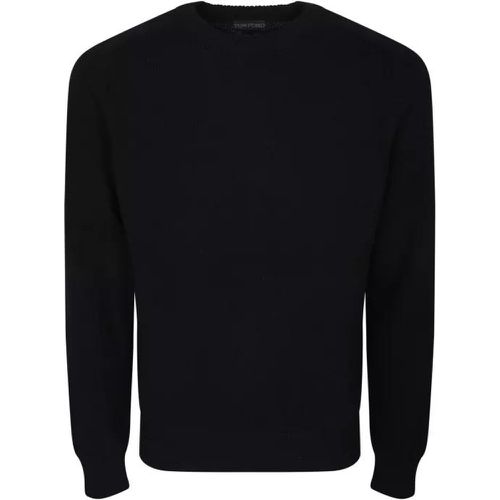 Cashmere Round Neck Pullover - Größe 50 - black - Tom Ford - Modalova