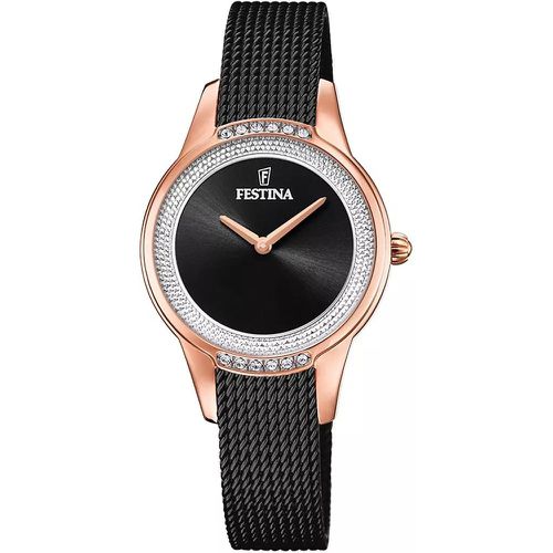 Uhr - Stainless Steel Watch Bracelet - Gr. unisize - in Schwarz - für Damen - Festina - Modalova