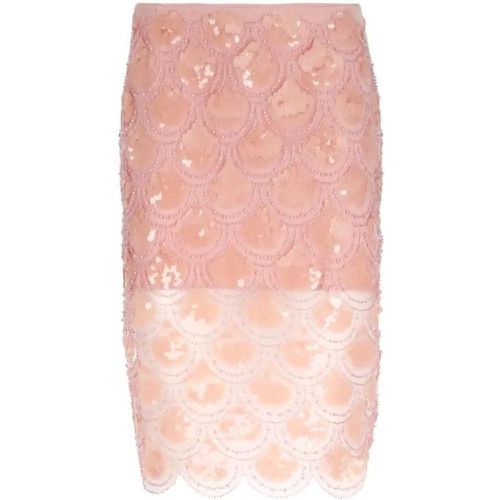 Pink Skirt With Paillettes - Größe 42 - pink - Rotate - Modalova