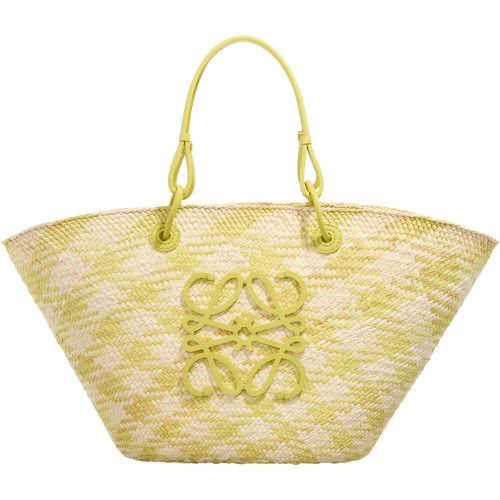 Shopper - Anagram Basket Medium Checks - Gr. unisize - in - für Damen - Loewe - Modalova