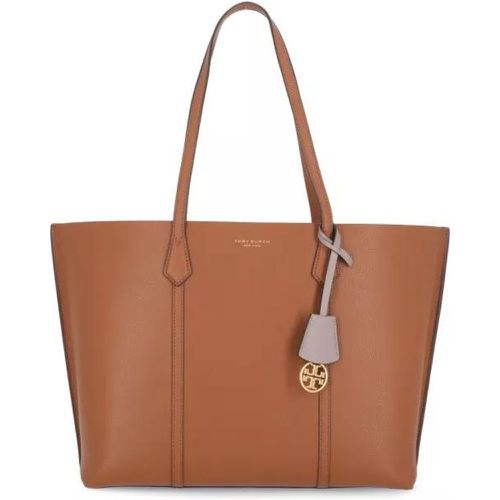 Shopper - Brown Pebbled Leather Shoulder Bag - Gr. unisize - in - für Damen - TORY BURCH - Modalova