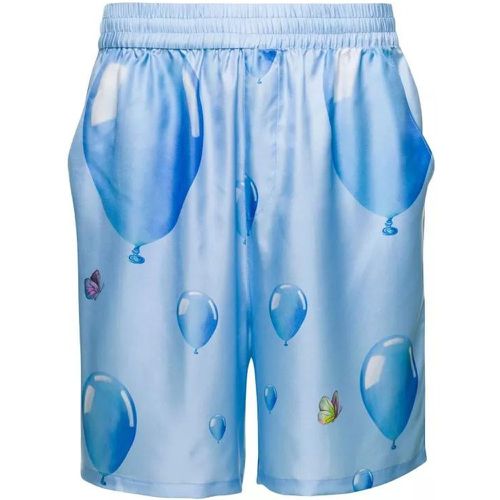 Light-Blue Shorts With Balloon Print All-Over In P - Größe L - blue - 3.Paradis - Modalova