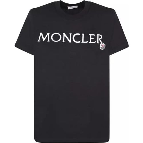 Cotton T-Shirt - Größe S - black - Moncler - Modalova