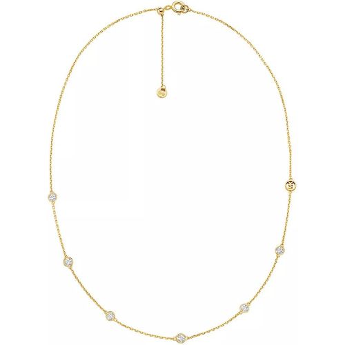 Halskette - 14K Sterling Silver Station Neck - Gr. unisize - in - für Damen - Michael Kors - Modalova