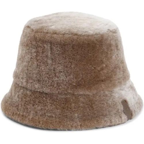 Caps & Mützen - Shearling Bucket Hat - Gr. 59 - in - für Damen - Loewe - Modalova