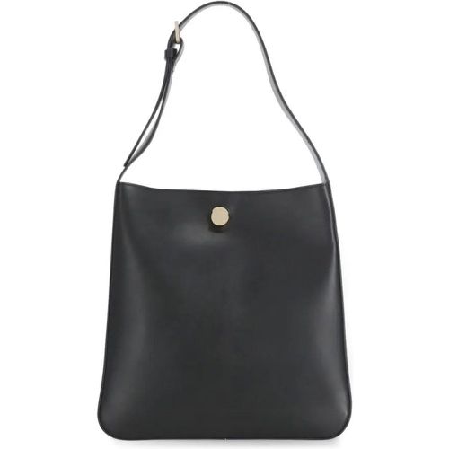 Shopper - Black Leather Shoulder Bag - Gr. unisize - in - für Damen - Fabiana Filippi - Modalova