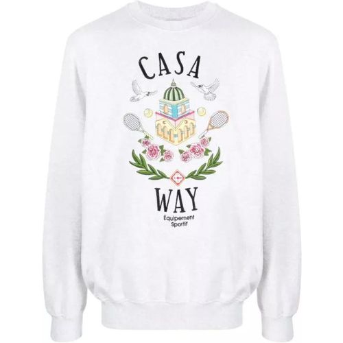 Casa Way-Embroidered Cotton Sweatshirt - Größe M - Casablanca - Modalova