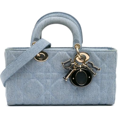 Totes & Shopper - Small Denim Macrocannage Lady D Joy - Gr. unisize - in - für Damen - Christian Dior - Modalova