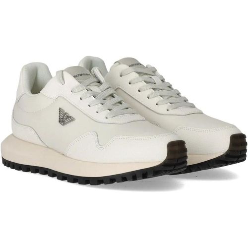 Low-Top Sneaker - WEISSER SNEAKER - Gr. 41 (EU) - in - für Damen - Emporio Armani - Modalova