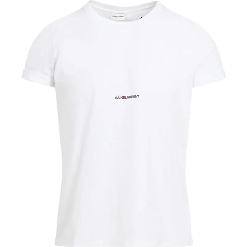 Crew Neck T-Shirt - Größe L - Saint Laurent - Modalova