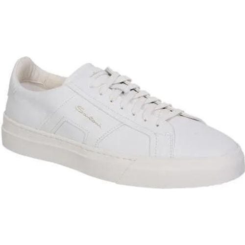 Sneaker - White Panelled Design Sneakers - Gr. 7 - in - für Damen - Santoni - Modalova