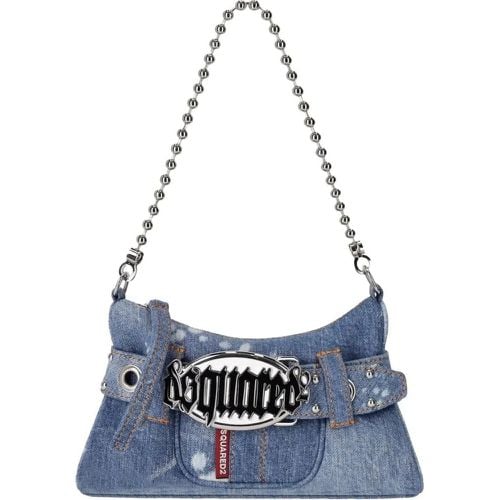 Totes & Shopper - Gothic Denim Bag Blue - Gr. unisize - in - für Damen - Dsquared2 - Modalova