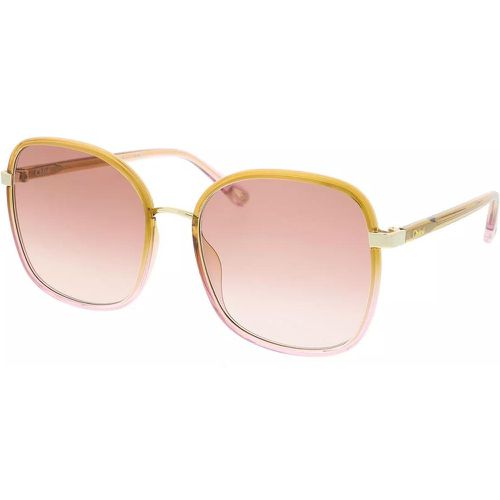 Sonnenbrille - Sunglass WOMAN INJECTION - Gr. unisize - in Gelb - für Damen - Chloé - Modalova