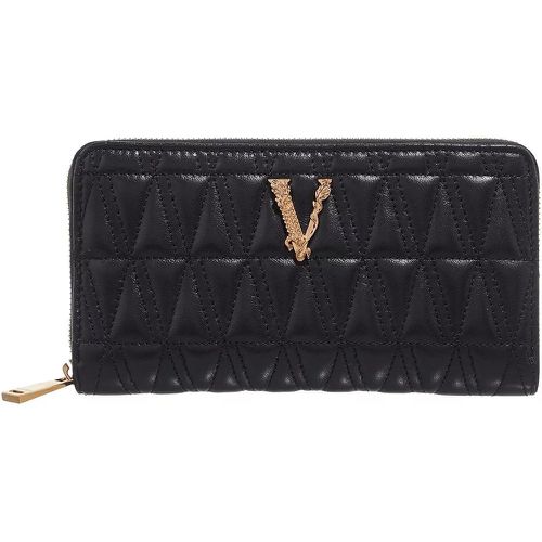 Portemonnaie - Zip Around Wallet Logo - Gr. unisize - in - für Damen - Versace - Modalova