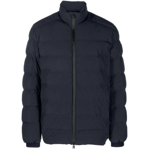 Navy Blue Quilted Down Jacket - Größe L - Woolrich - Modalova