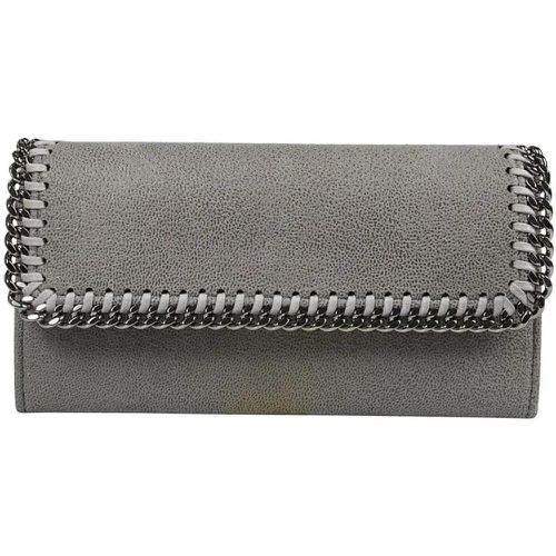 Portemonnaie - Continental Flap Wallet Eco Shaggy Deer - Gr. unisize - in - für Damen - Stella Mccartney - Modalova