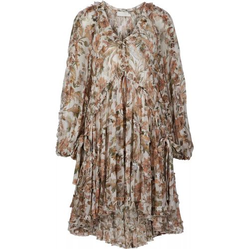 CHINTZ BILLOW FRILL MINI Kleid - Größe 3 - Zimmermann - Modalova