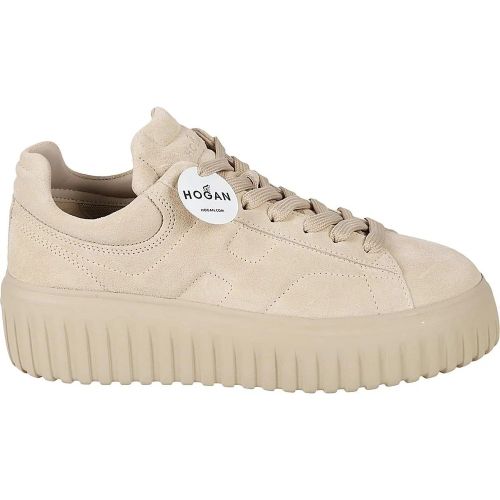 Low-Top Sneaker - H-stripes Sneakers Brown - Gr. 40 (EU) - in - für Damen - Hogan - Modalova