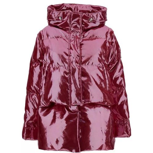Chiara' Oversized Red Down Jacket - Größe S - pink - Anitroc - Modalova