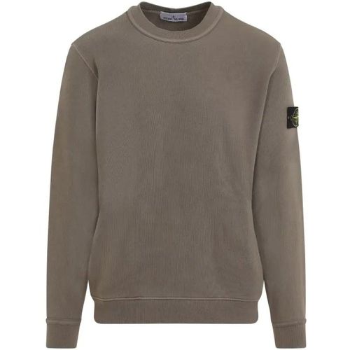 Walnut Brown Cotton Sweatshirt - Größe M - braun - Stone Island - Modalova