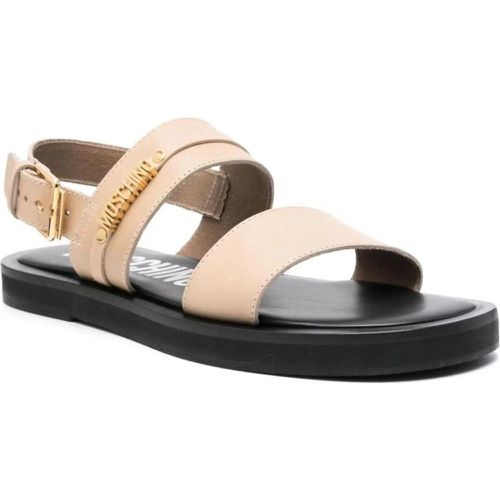 Slipper & Pantoletten - Sandals Sand - Gr. 40 (EU) - in - für Damen - Moschino - Modalova