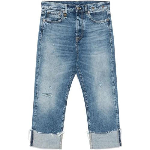 Drop-Crotch Jeans With Whiskering Effect - Größe 27 - R13 - Modalova