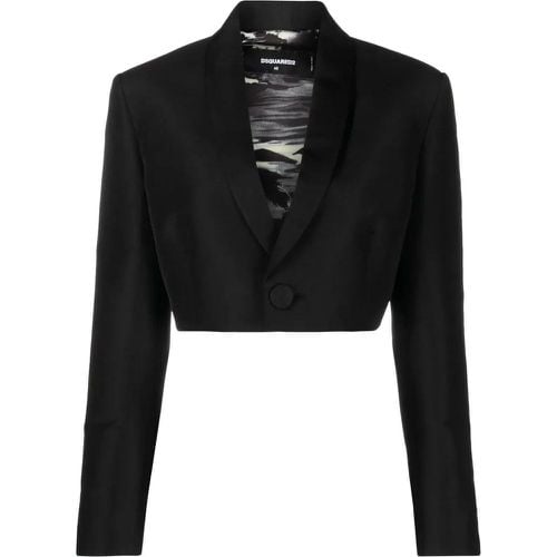 Spencer Cropped Blazer - Größe 42 - Dsquared2 - Modalova