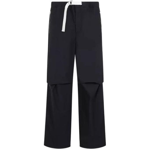 Blue Navy Cotton Trousers - Größe 52 - blue - Jil Sander - Modalova