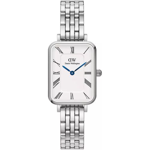 Uhr - Watch DW Quadro Roman Numerals 20x26 5-link S Whit - Gr. unisize - in Silber - für Damen - Daniel Wellington - Modalova