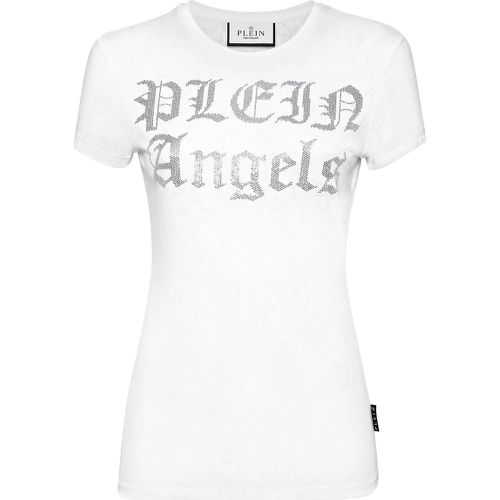 T-Shirt Slim Fit T-Shirt - Größe L - Philipp Plein - Modalova