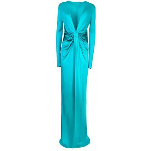Viscose Dress - Größe 42 - blue - Roberto Cavalli - Modalova