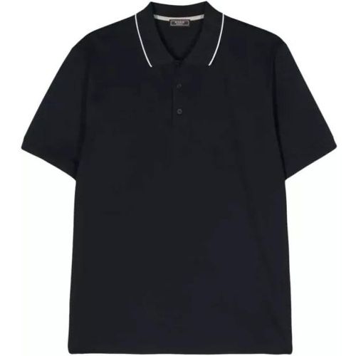Blue Cotton Polo Shirt - Größe 52 - blue - PESERICO - Modalova